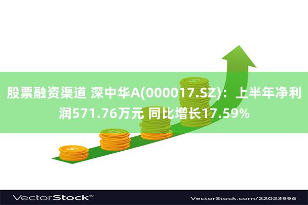 股票融资渠道 深中华A(000017.SZ)：上半年净利润571.76万元 同比增长17.59%