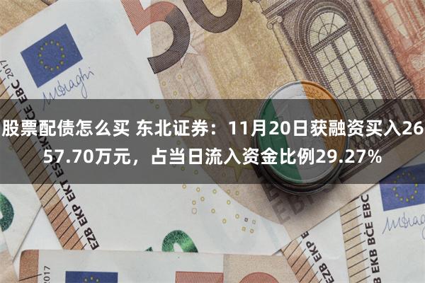 股票配债怎么买 东北证券：11月20日获融资买入2657.70万元，占当日流入资金比例29.27%